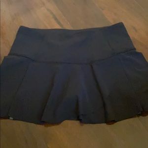 Black tennis skort